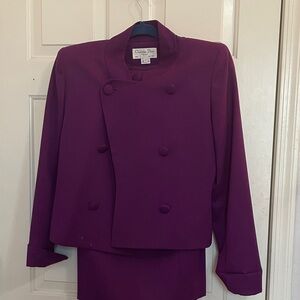 VINTAGE DIOR WOOL SUIT SET